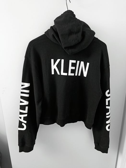 Bluza calvin Klein M czarna z kapturem