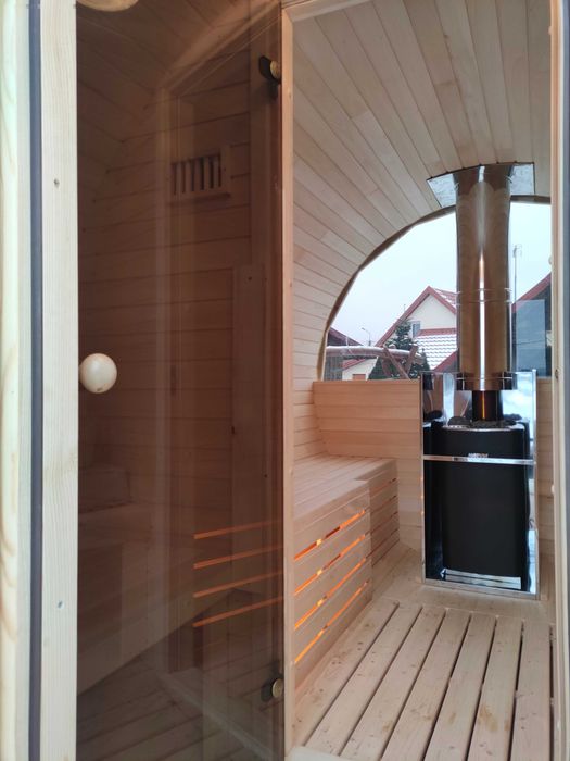 sauna na przyczepie mobilna