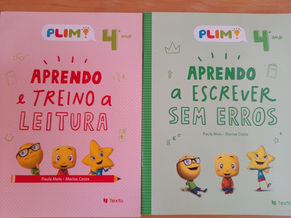 Livros de apoio do 1° ciclo - Português e Inglês