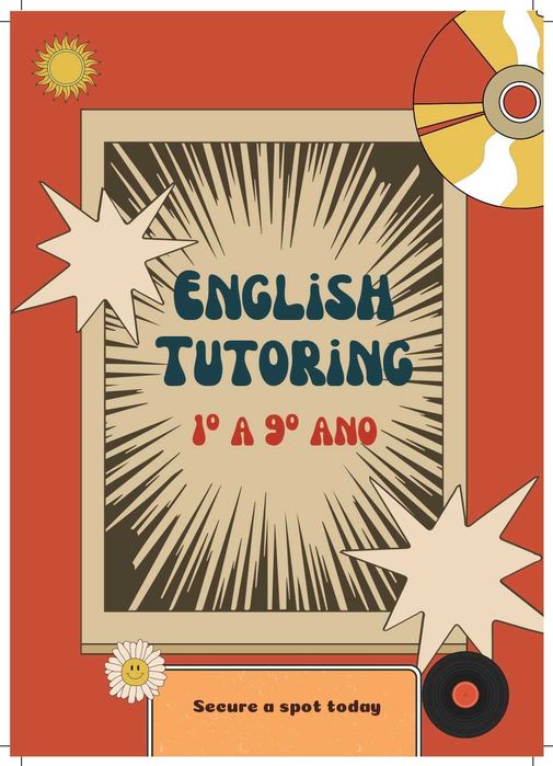 Explicações de Inglês (1.º ao 9.º Ano)- Sintra