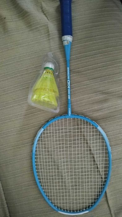 2 Raquetes badminton + 2 penas