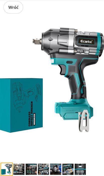 Ecarke Akumulatorowa wkrętarka udarowa 1300 Nm