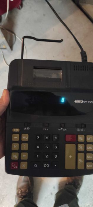 Maquina de calcular com impressora MBO PD 1500