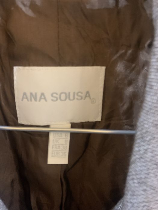 Fato “Ana Sousa” corsários + blazer tamanho 38 castanho