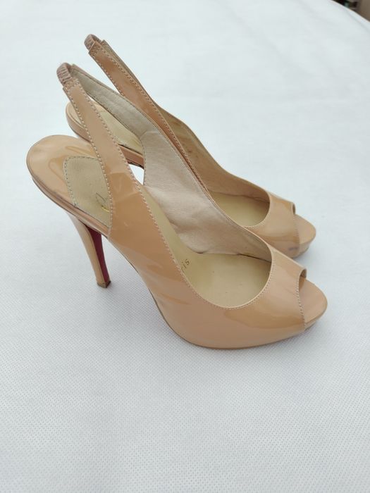 Buty na obcasie obcasy szpilki Christian Louboutin rozmiar 37 skóra
