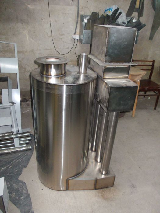 Теплообмінник для малярної фарбувальної камери під пальник на дизелі