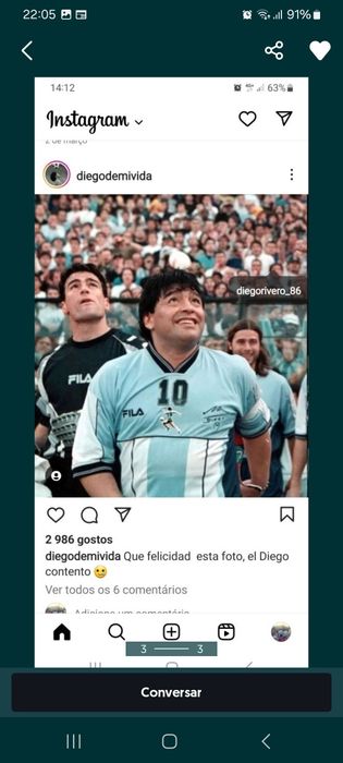 Camisola de  homenagem  de despedida  a diego maradona e assinada