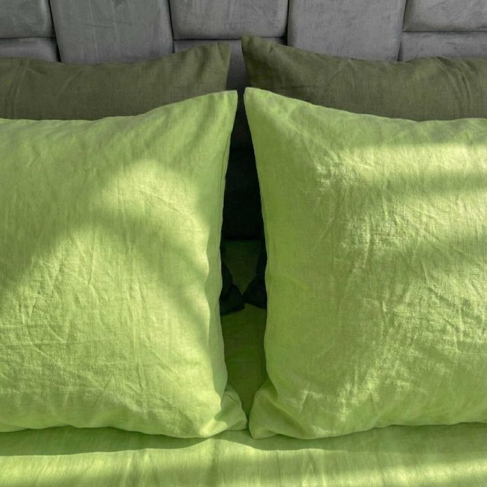 Постільна білизна Варена Бавовна. Колір Лайм Салатовий. Власне пошиття