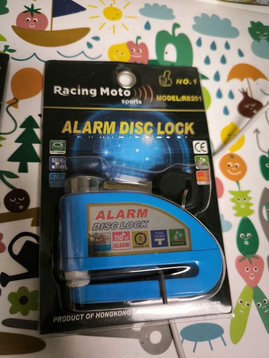 Cadeado tranca mota  bloqueador alarme aloquete