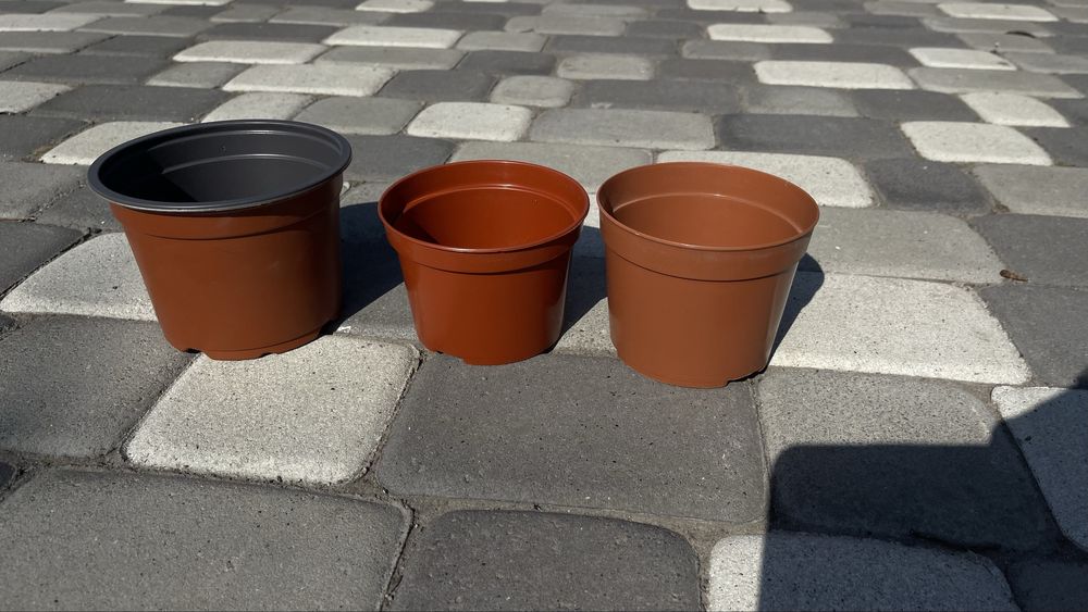 Стаканчик горшок для квітів розсади 11-12 см діаметр