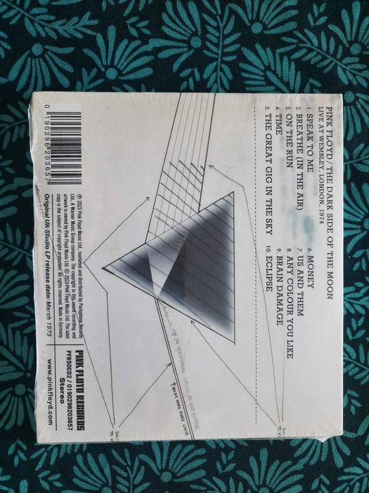 Pink Floyd - The Dark Side Of The Moon - Live At Wembley 1974 (CD selado)