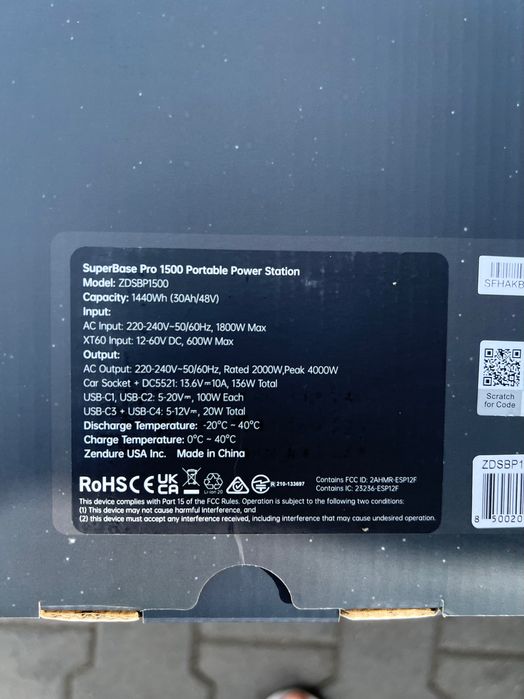 Zendure SuperBase Pro 1500