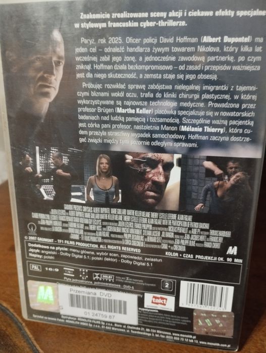 Dvd Przemiana kino akcji