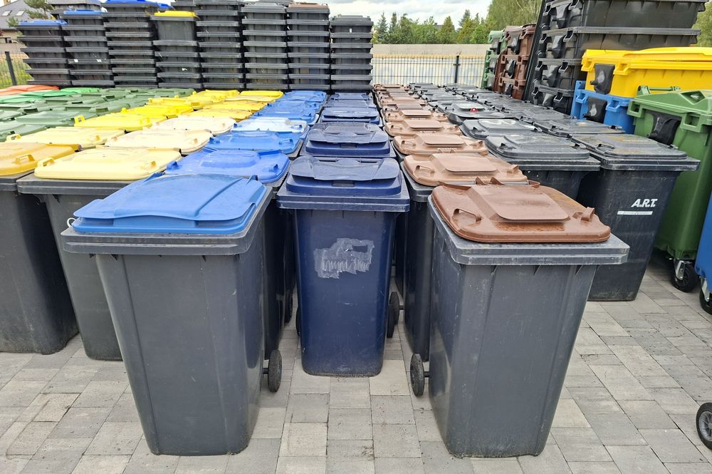 Kosze na odpady 240l, 120, kontenery 1100l nowe uzywane