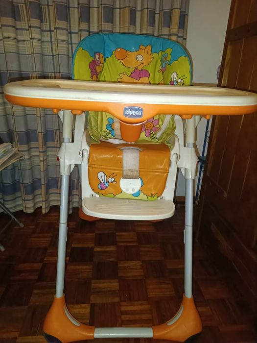Cadeira refeição bebé chicco