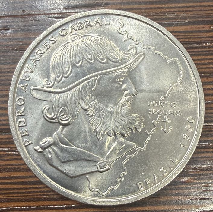 Moeda Portuguesa 200 escudos Pedro Alvares Cabral