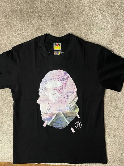 Футболка bape sakura бейп сакура
