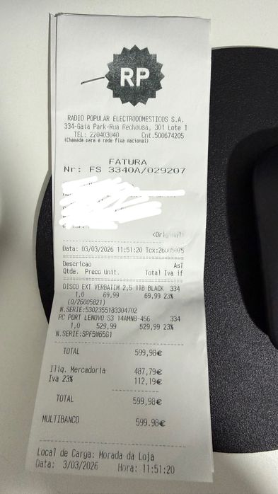 Lenovo IdeaPad Slim 3 14AMN8 — 16GB RAM / 512GB SSD  com garantia