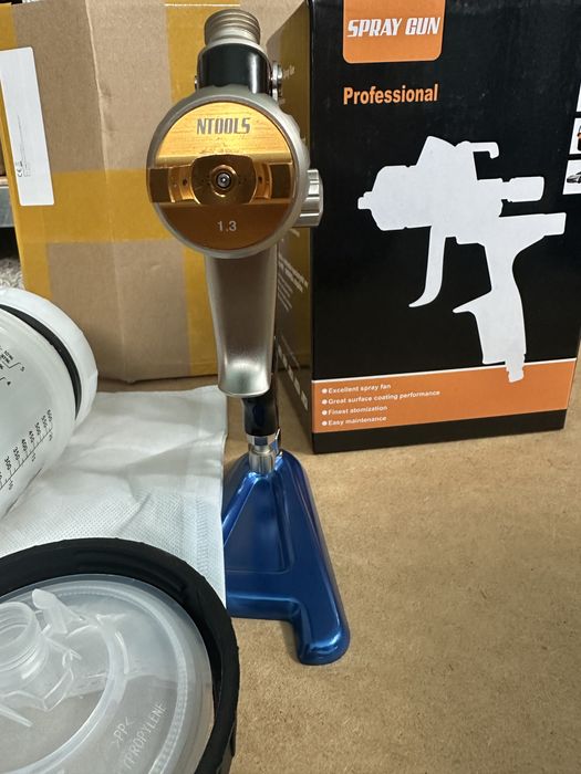Краскопульт Ntools 4000B,N-30,CV1,Дюза 1.3 1.7 PPS пуливизатор