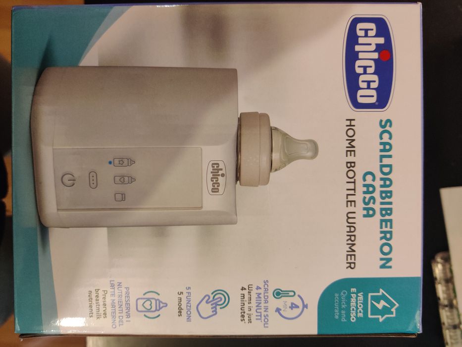 Aquecedor de biberões, para bebé, Chicco, usado mas como novo.