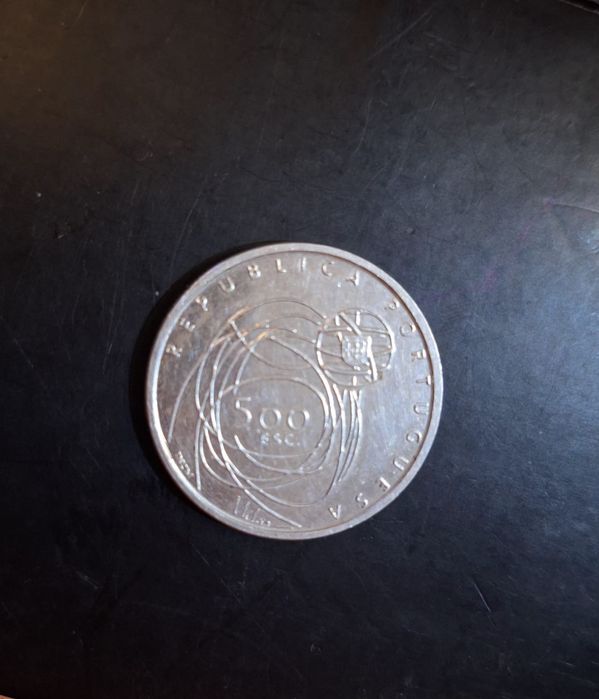 Moeda 500 escudos prata 2001 Porto Capital Europeia da Cultura