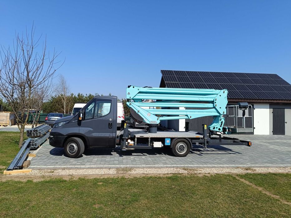 Usługi podnośnikiem koszkowym, zwyżką 21m. Zwyżka ,podnośnik koszowy.