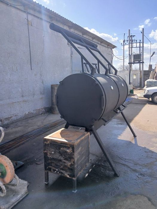 Смокер  бочка барбекю коптильня чаны мангалы