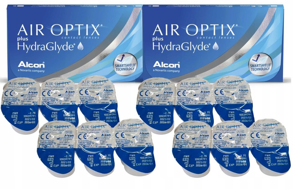 Лінзи для очей Alcon air optix Hydra Glyde
