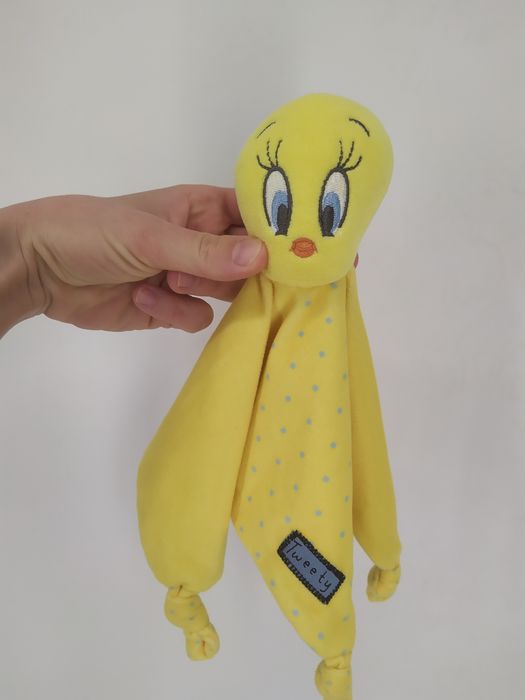 Przytulanka zabawka pluszak dla niemowlaka tweety