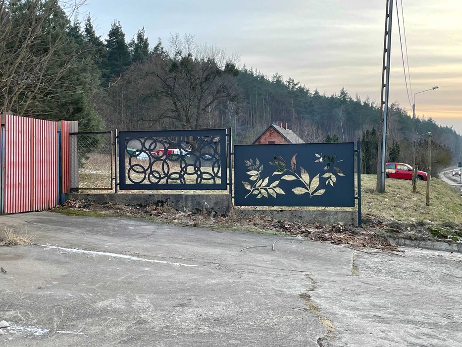 Cięcie plazmą CNC, panele azurowe, ogrodzenia wypalane.