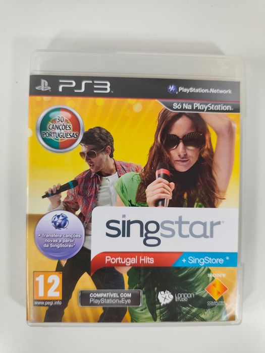 Singstar Portugal Hits PS3 + Microfones Wireless