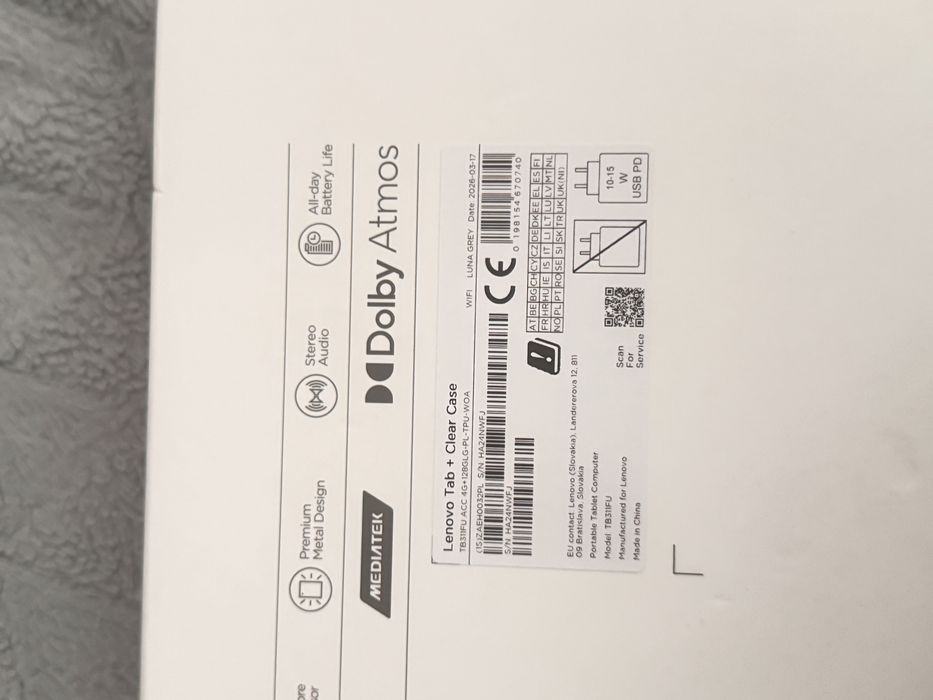 Tablet Lenovo Tab + Clare Case NOWY!