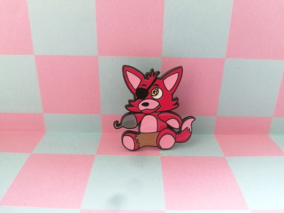 Przypinka metalowa pin broszka five nights at freddys horror game gaming