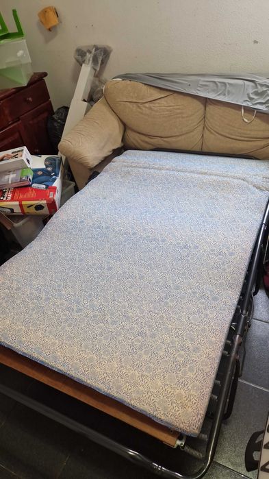 Vendo sofá 2 lugares com cama