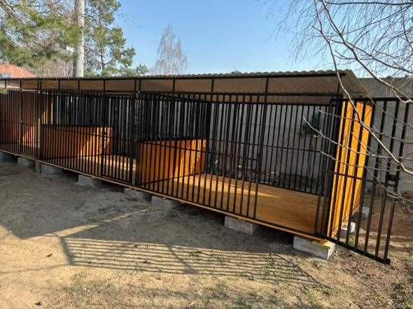 Klatka dla pieska_konstrukcja stalowa-kojec mocny-spawany