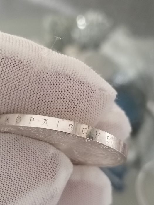 Монета срібло 10 євро 2007 рік.925°