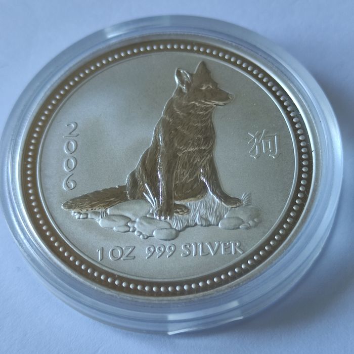 Тройська унція срібла (999), "Lunar  series  I"