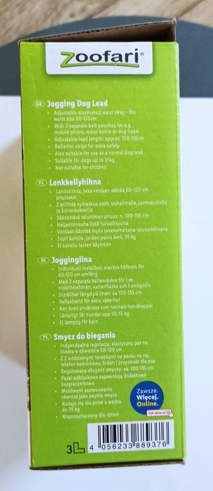 Smycz do biegania z psem Zoofari , rozm. L, (Jogging Dog Lead)