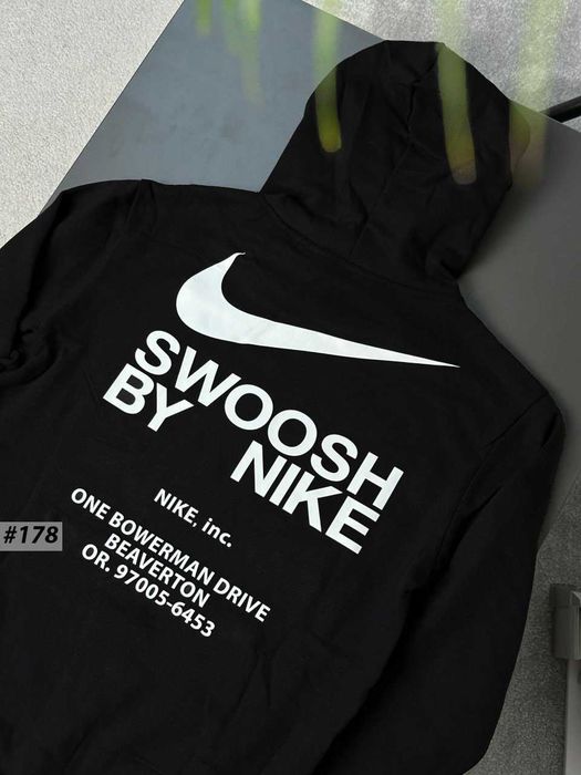Черное Худи Nike Jordan — Нова Кофта Найк Джорадн — Swoosh By — XS S M L XL XXL