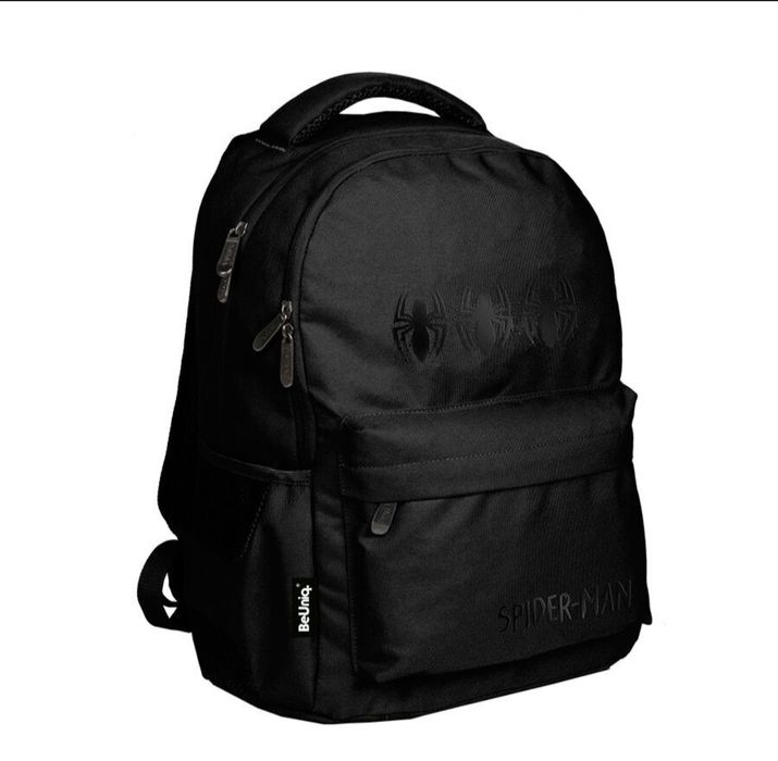 ZESTAW Plecak młodzieżowy Black Spider-Man BeUniq