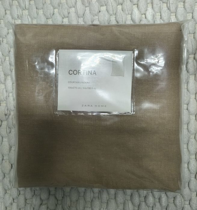 Cortina 100%linho Zara home