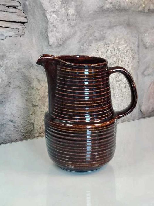 Jarra Vintage em Vidro Âmbar - ENVIO GRATIS