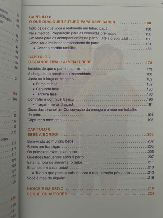 Grávida livro de instruções e Bebé livro de instruções