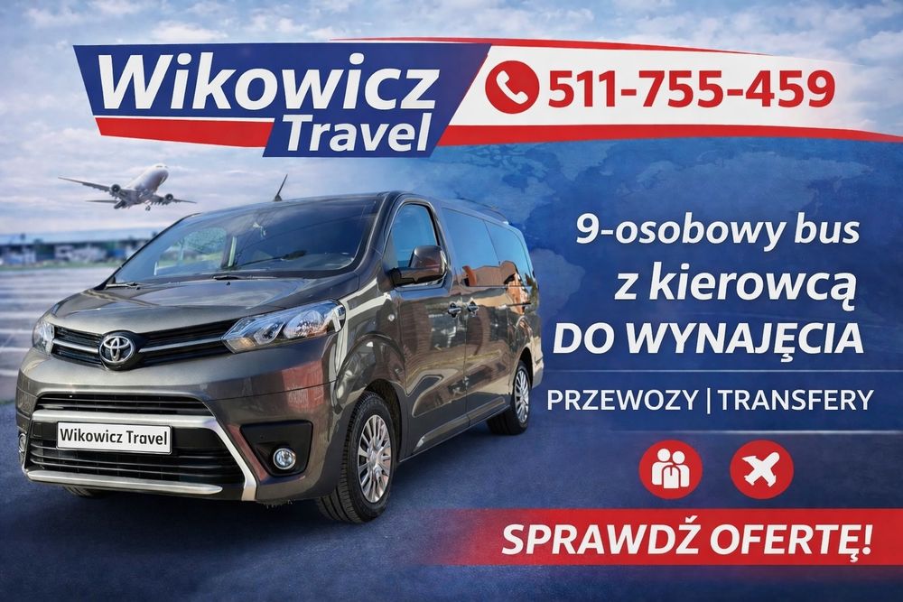 Przewoz osób autokarem lub busem