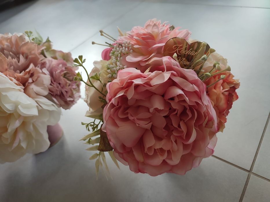 Flower box sztuczne kwiaty dzień mamy, zakończenie roku