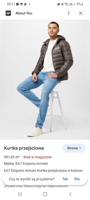 Emporio Armani- kurtka męska