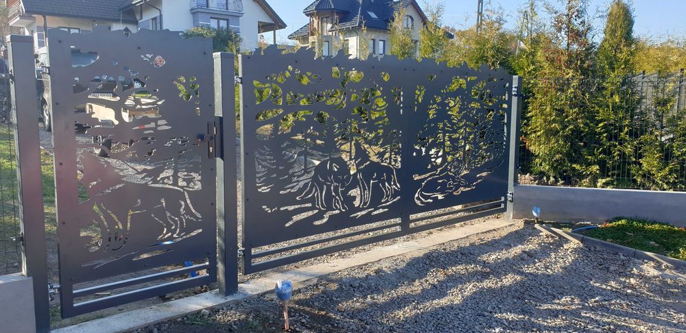 Ogrodzenie CNC NOWOŚĆ bramy balustrad ogrodzeń