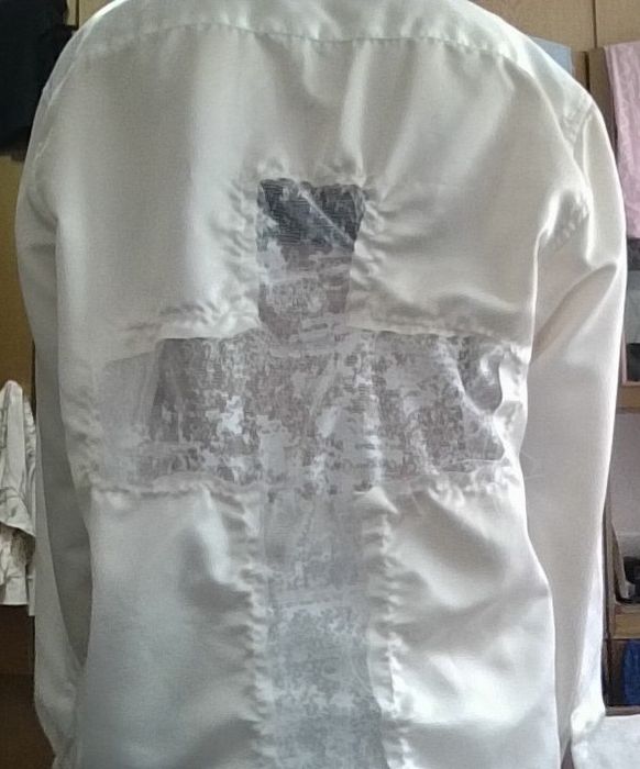 bloody custom shirt ручная работа