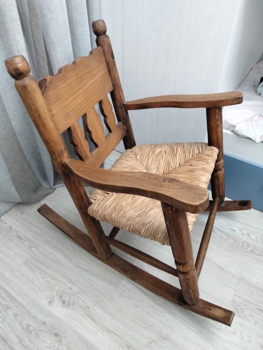 Cadeira baloiço madeira