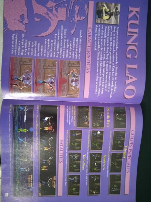 Vendo revista/guia do videojogo Mortal Kombat 2